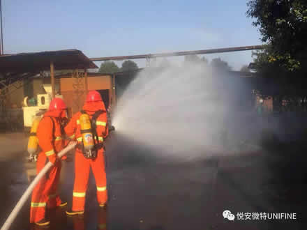 J9w66利来官网F公司微型消防站，为公司财产和员工生命安全保驾护航